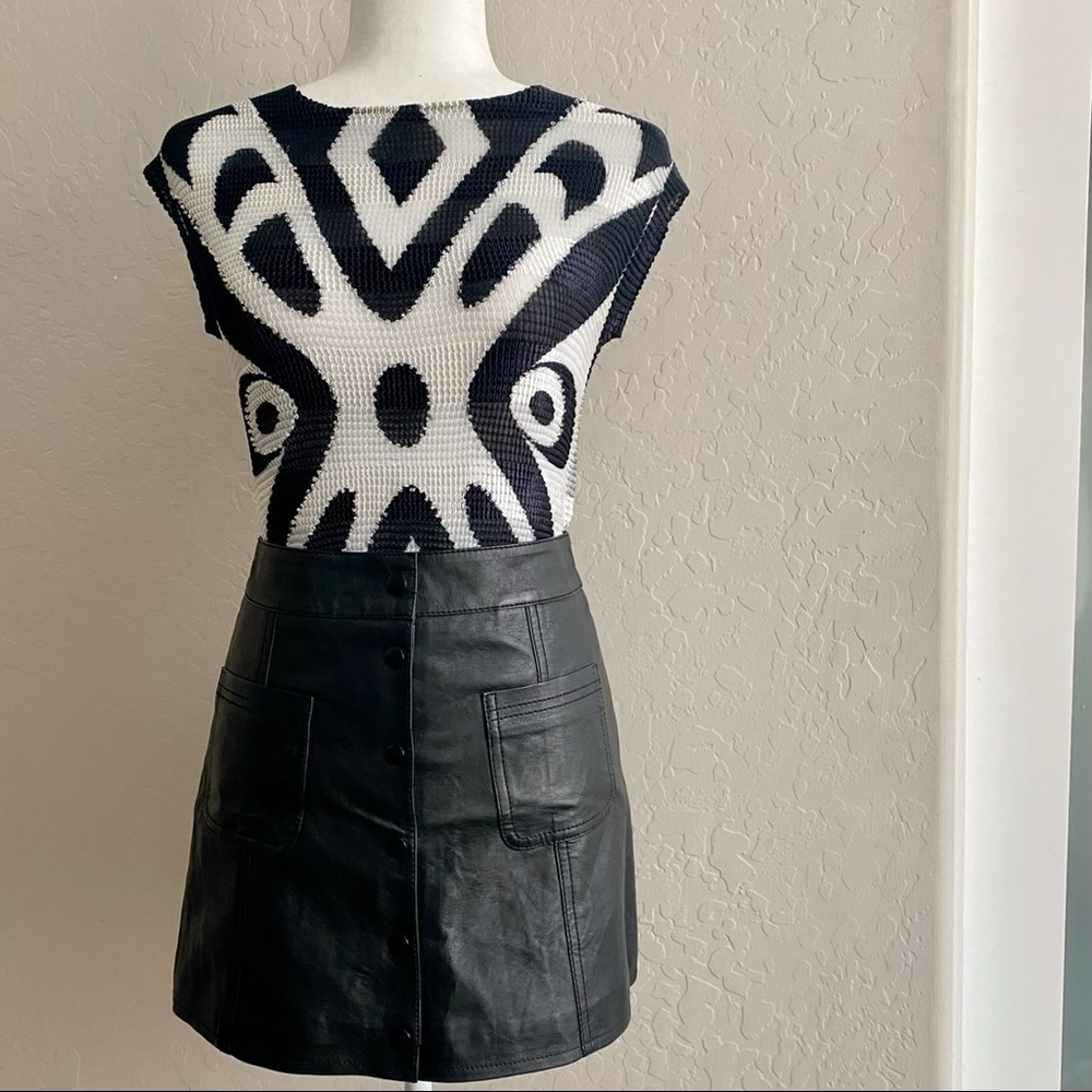 Vintage Y2K Psychedelic Popcorn Blouse